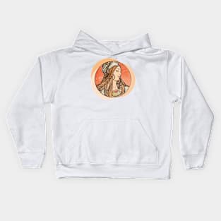 Alphonse Mucha Art Nouveau ver.1 Kids Hoodie